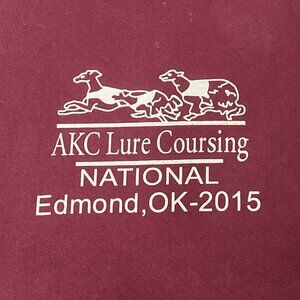 2015 AKC Lure Coursing Nationals LARGE Shirt Edmond Oklahoma Whippet Dogs Hounds